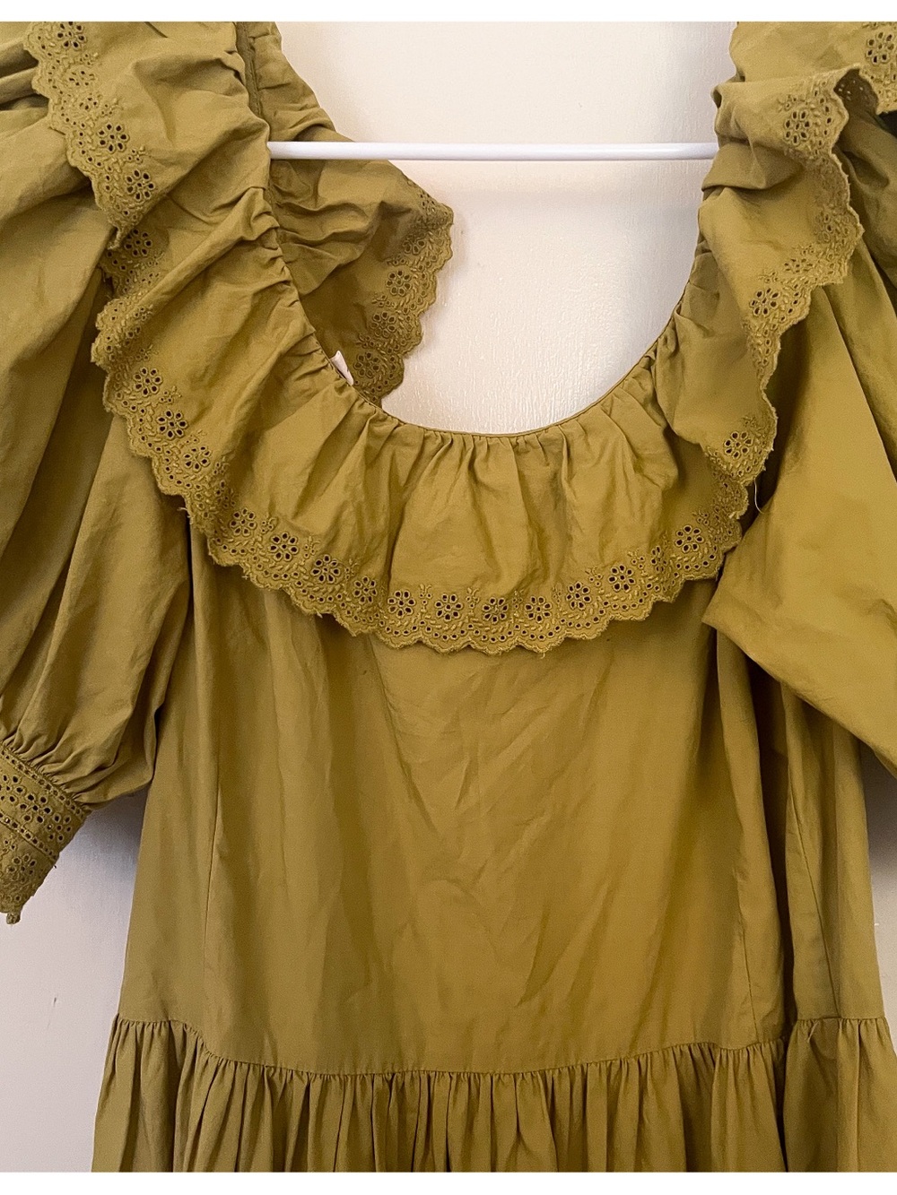 Doen Olive Green Ruffle Maxi Dress - Picture 5 of 6